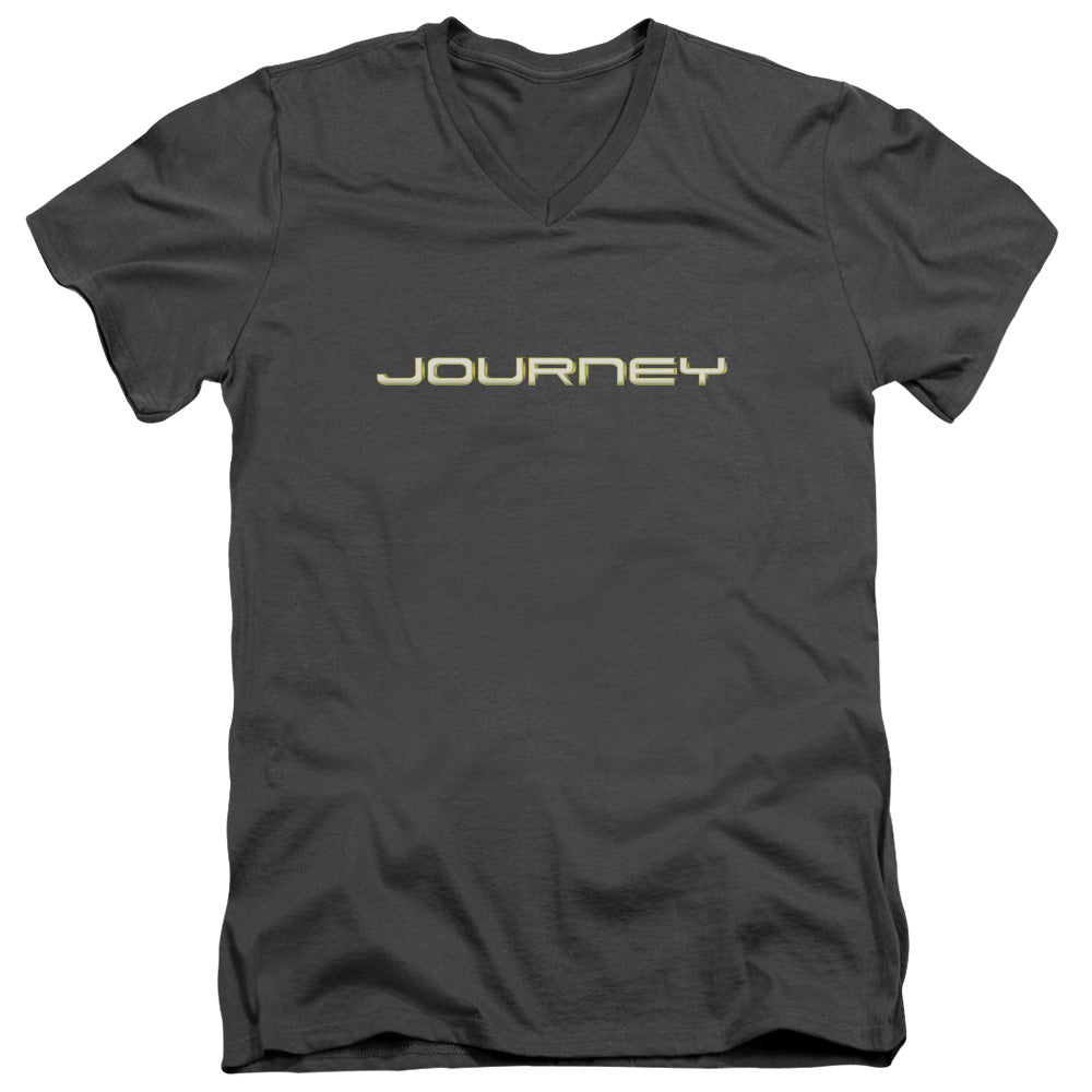 Journey - Logo Short Sleeve Adult V Neck