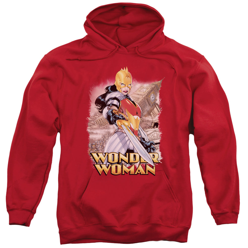 Jla - Wonder Woman Adult Pull Over Hoodie
