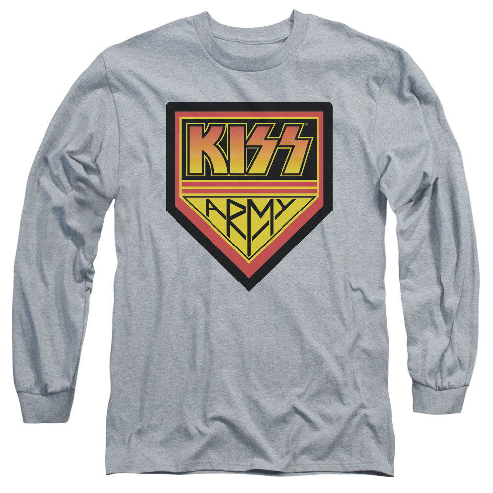 Kiss - Army Logo Long Sleeve Adult 18/1