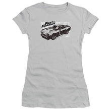 Load image into Gallery viewer, Fast And The Furious - Spray Car Short Sleeve Junior Sheer
