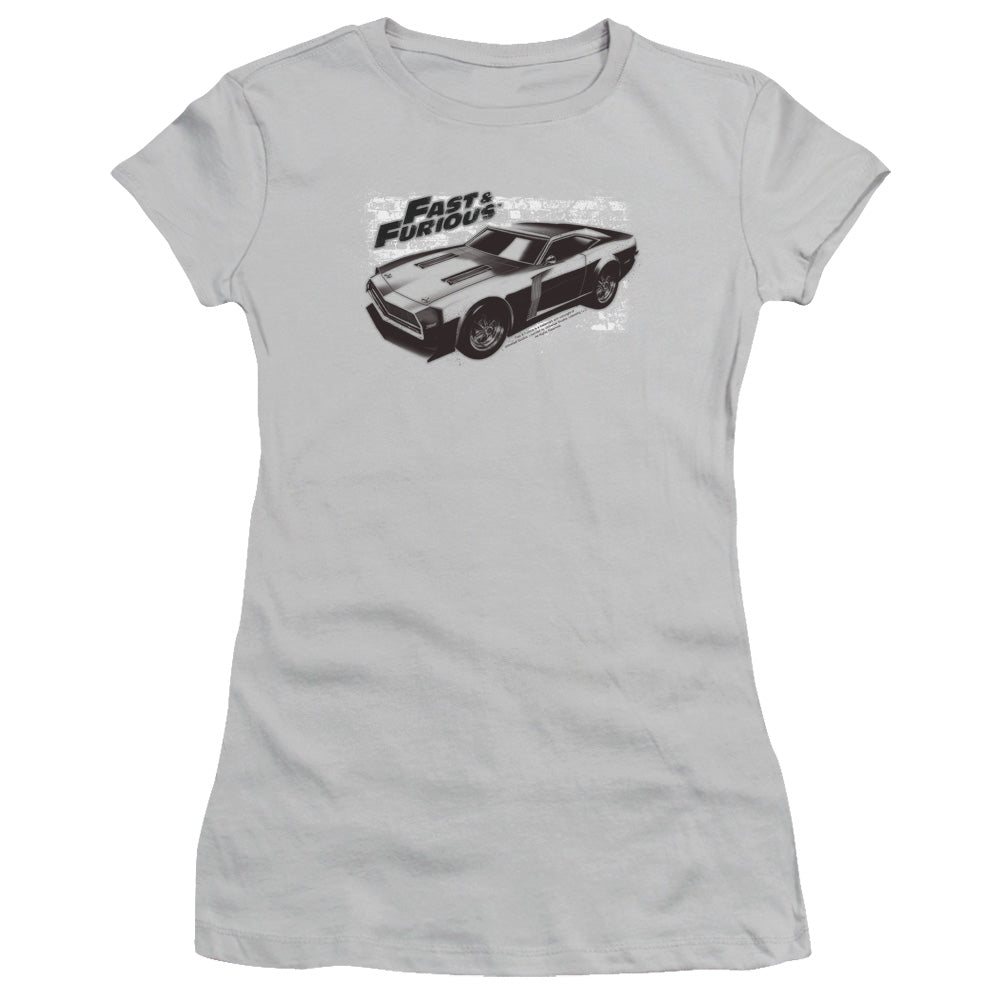Fast And The Furious - Spray Car Short Sleeve Junior Sheer