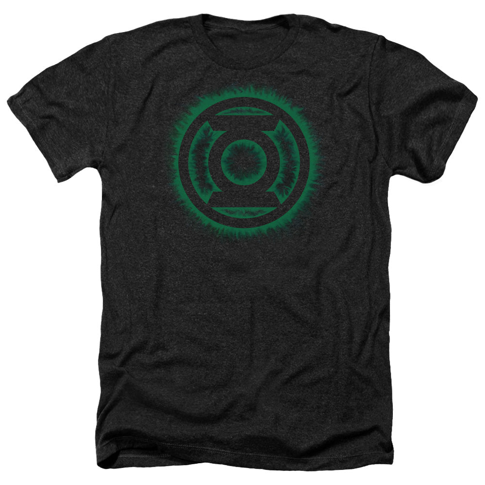 Green Lantern - Green Flame Logo Adult Heather