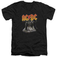 Load image into Gallery viewer, Acdc - Hells Bells Short Sleeve Adult V Neck 30/1
