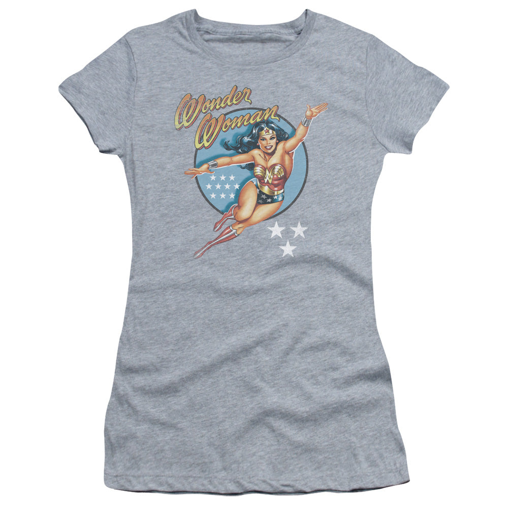 Dco - Wonder Woman Vintage Short Sleeve Junior Sheer