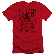 Load image into Gallery viewer, Teen Titans Go - Team Up Premium Canvas Adult Slim Fit 30/1
