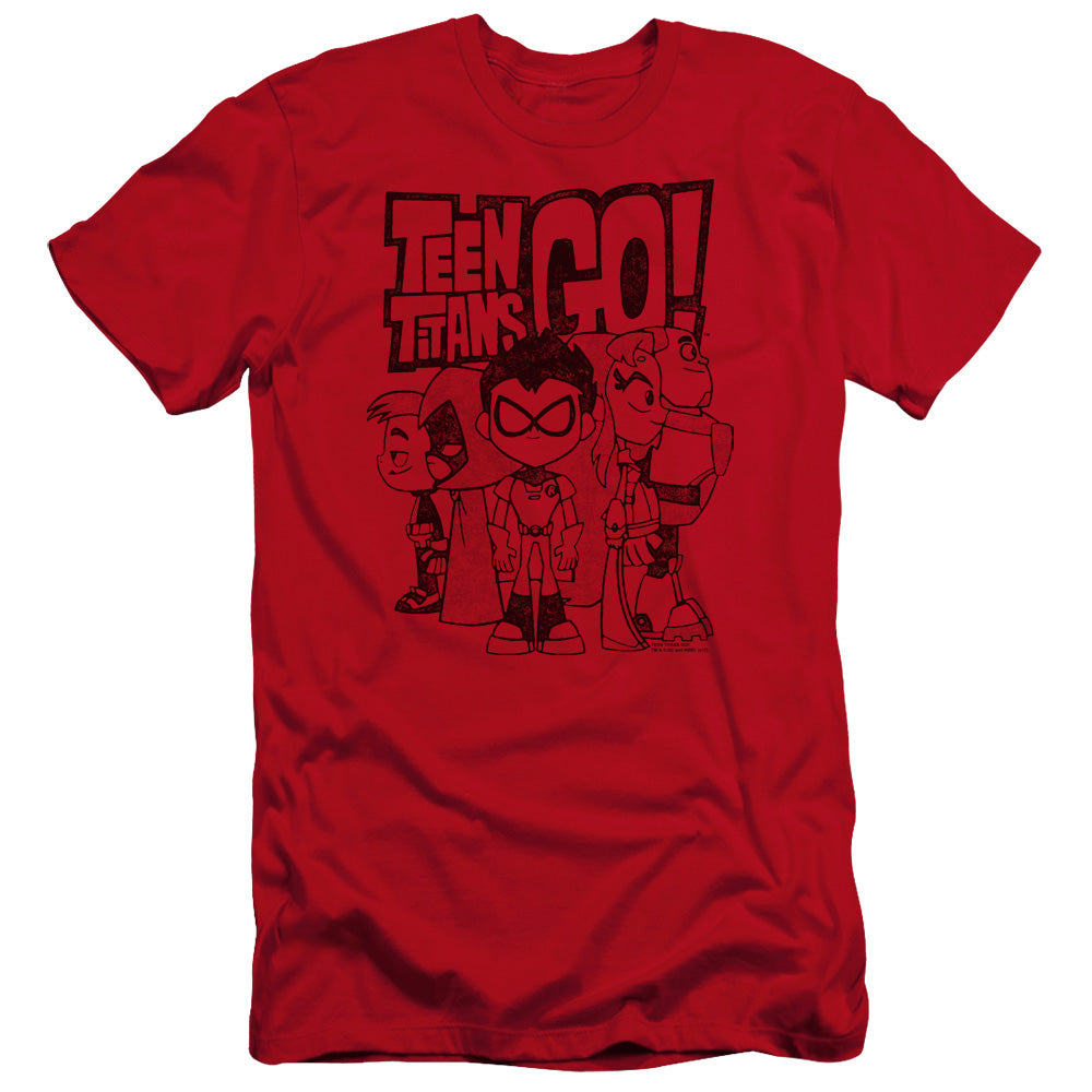 Teen Titans Go - Team Up Premium Canvas Adult Slim Fit 30/1