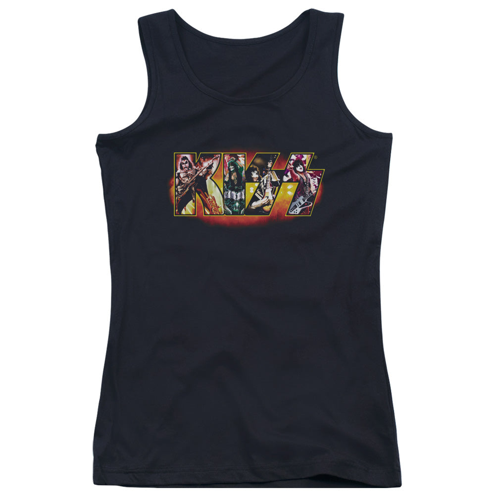 Kiss - Stage Logo Juniors Tank Top