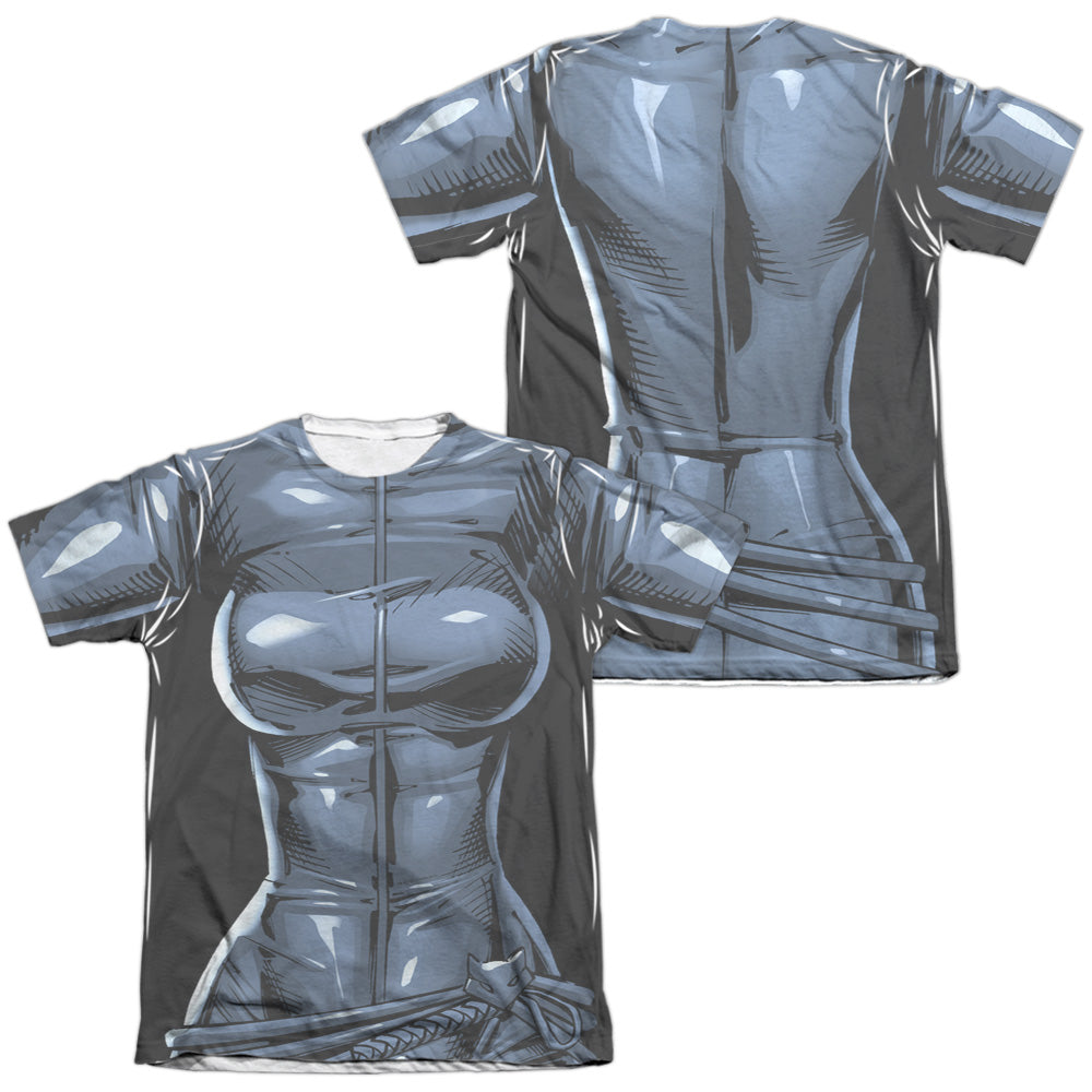 Batman - Catwoman Uniform (Front - Back Print) Adult 65/35 Poly/Cotton S/S Tee