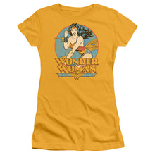 Load image into Gallery viewer, Wonder Woman Short Sleeve Junior Sheer
