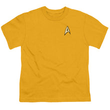 Load image into Gallery viewer, Star Trek - Command Uniform Short Sleeve Youth 18/1
