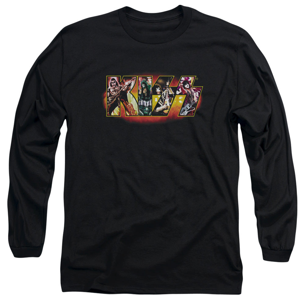Kiss - Stage Logo Long Sleeve Adult 18/1