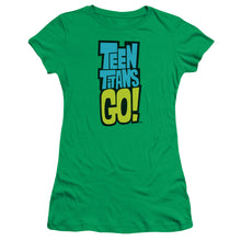 Load image into Gallery viewer, Teen Titans Go - Logo Short Sleeve Junior Sheer
