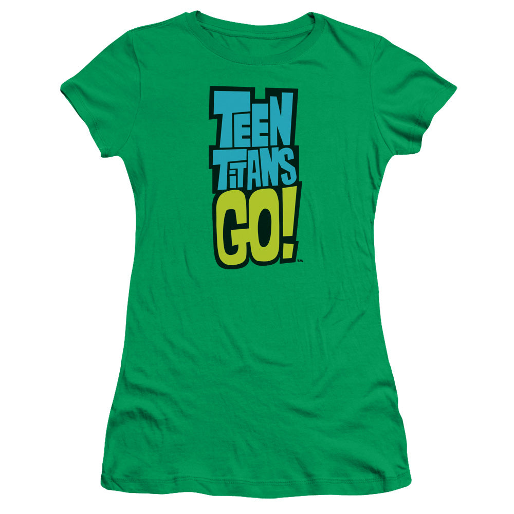 Teen Titans Go - Logo Short Sleeve Junior Sheer
