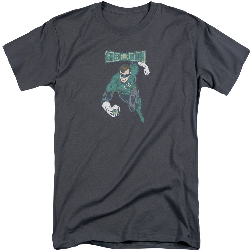 Dco - Desaturated Green Lantern Short Sleeve Adult Tall