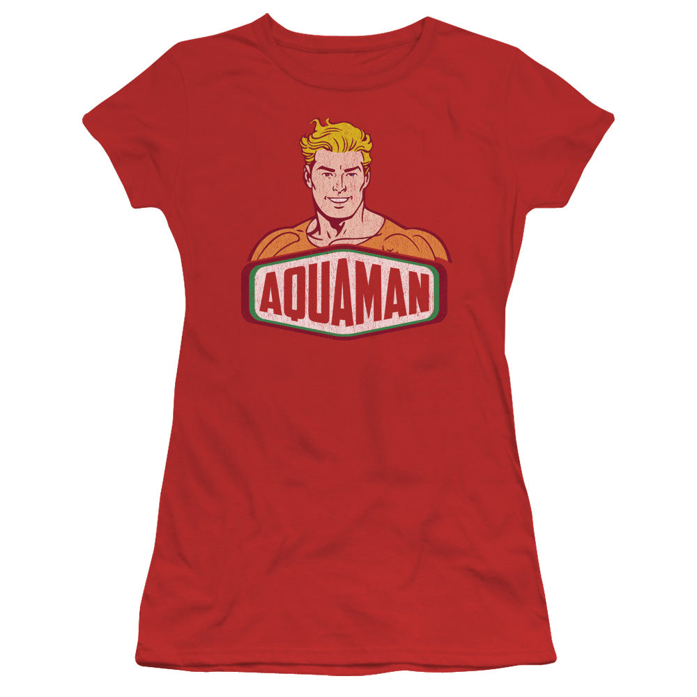 Dco - Aquaman Sign Short Sleeve Junior Sheer