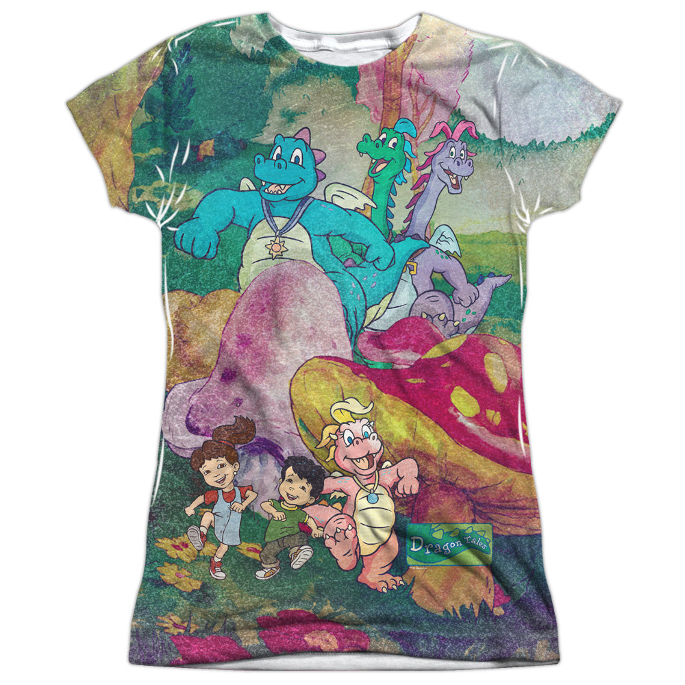 Dragon Tales - Mushroom Meadow S/S Junior 100% Poly Crew