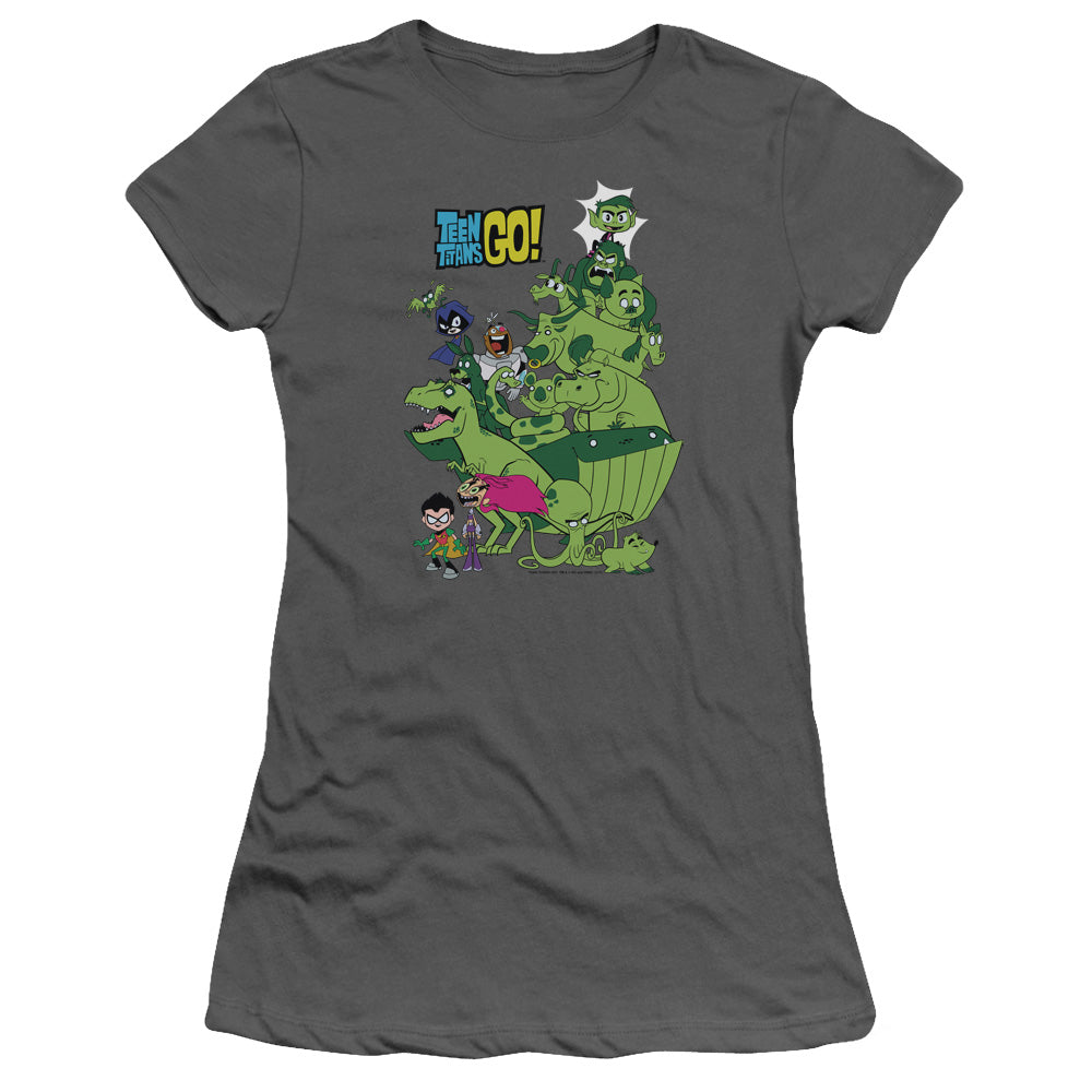 Teen Titans Go - Beast Boy Stack Short Sleeve Junior Sheer