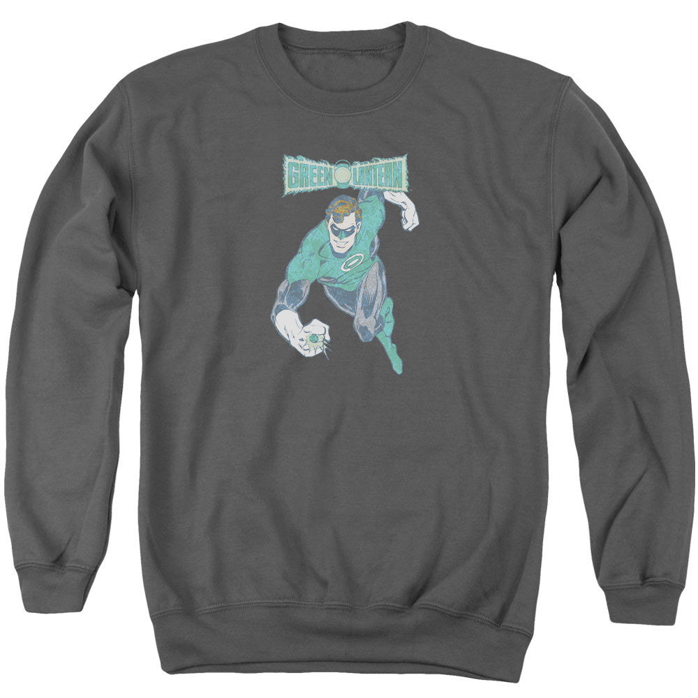 Dco - Desaturated Green Lantern Adult Crewneck Sweatshirt