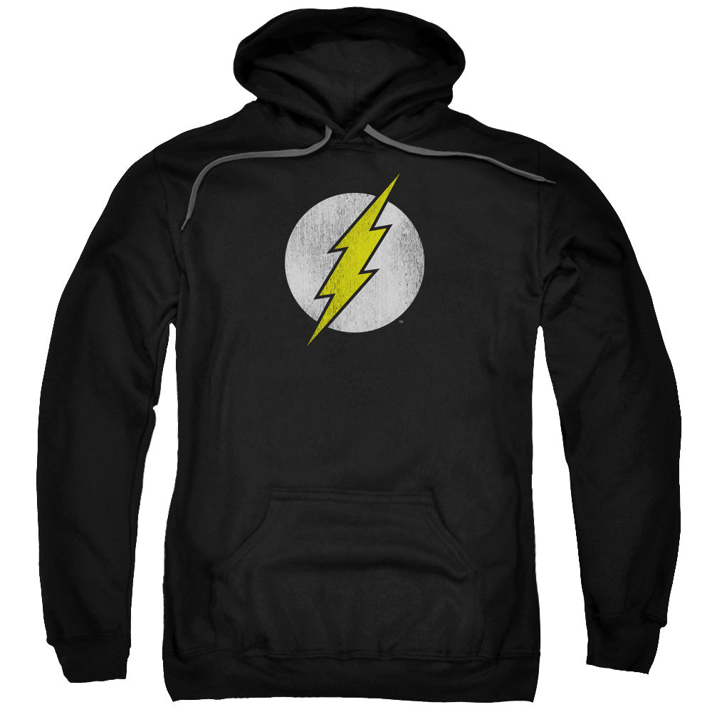 Dco - Flash Logo Distressed Adult Pull Over Hoodie