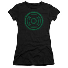 Load image into Gallery viewer, Green Lantern - Green Flame Logo Short Sleeve Junior Sheer

