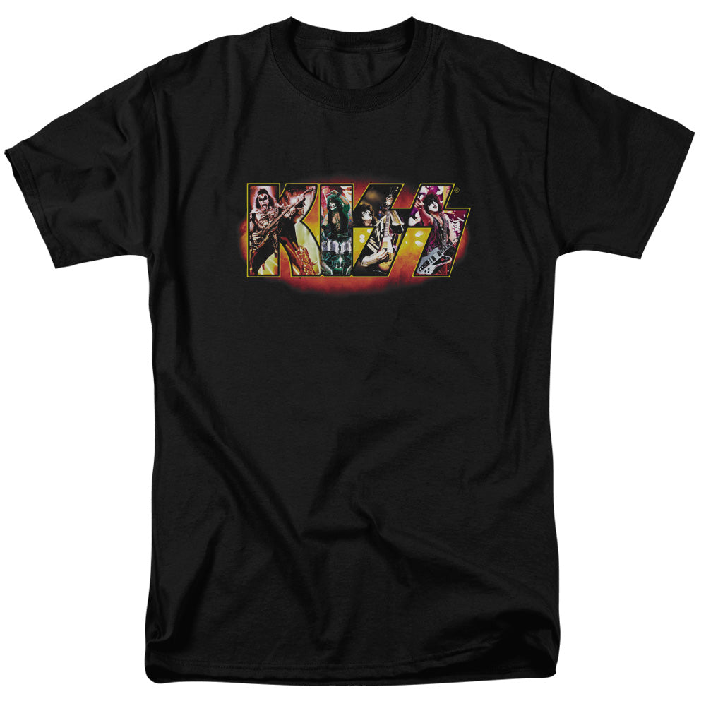 Kiss - Stage Logo Short Sleeve Adult 18/1