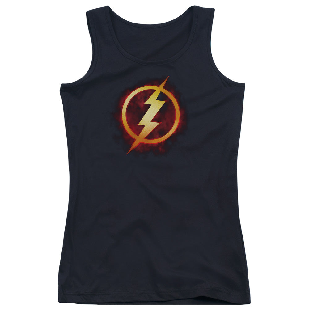 Jla - Flash Title Juniors Tank Top