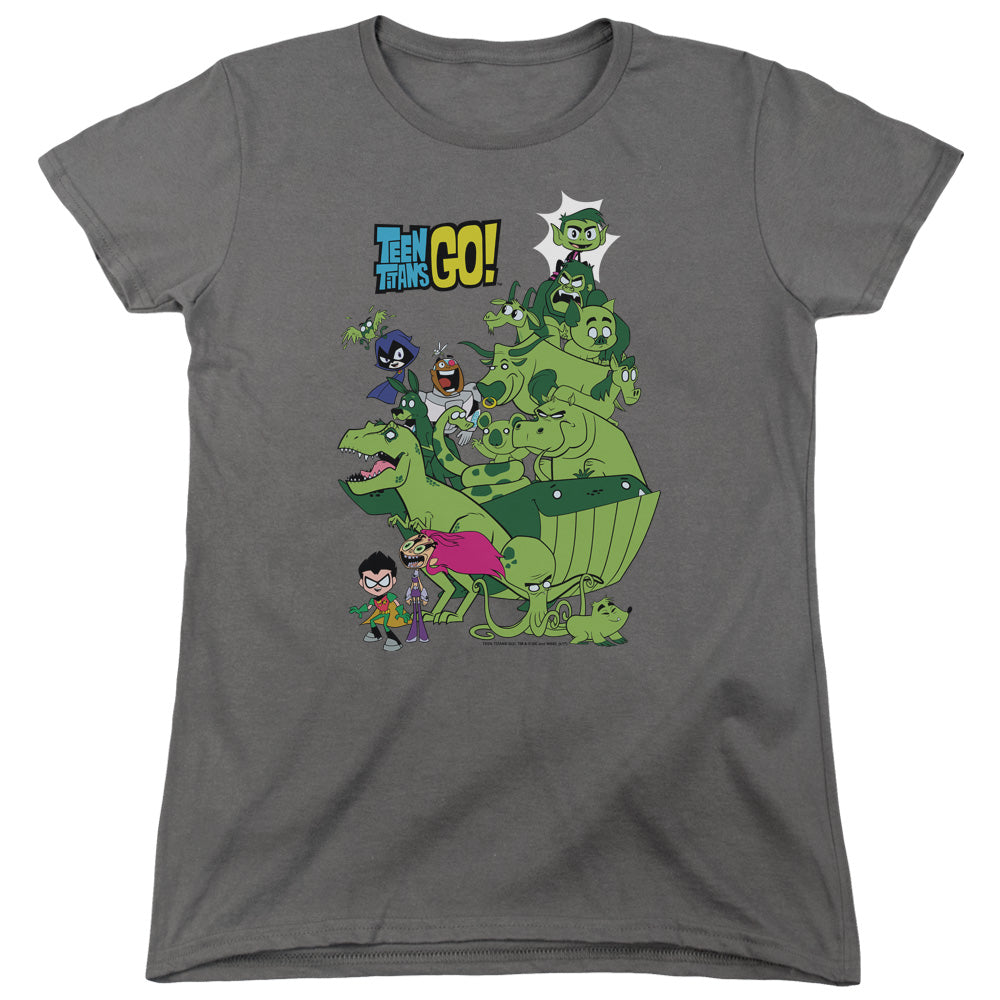 Teen Titans Go - Beast Boy Stack Short Sleeve Women's Tee