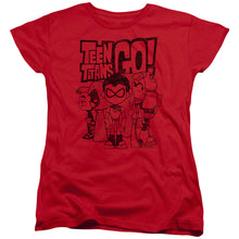 Load image into Gallery viewer, Teen Titans Go - Team Up Short Sleeve Women&#39;s Tee

