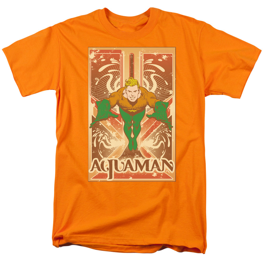 Dc - Aquaman Short Sleeve Adult 18/1