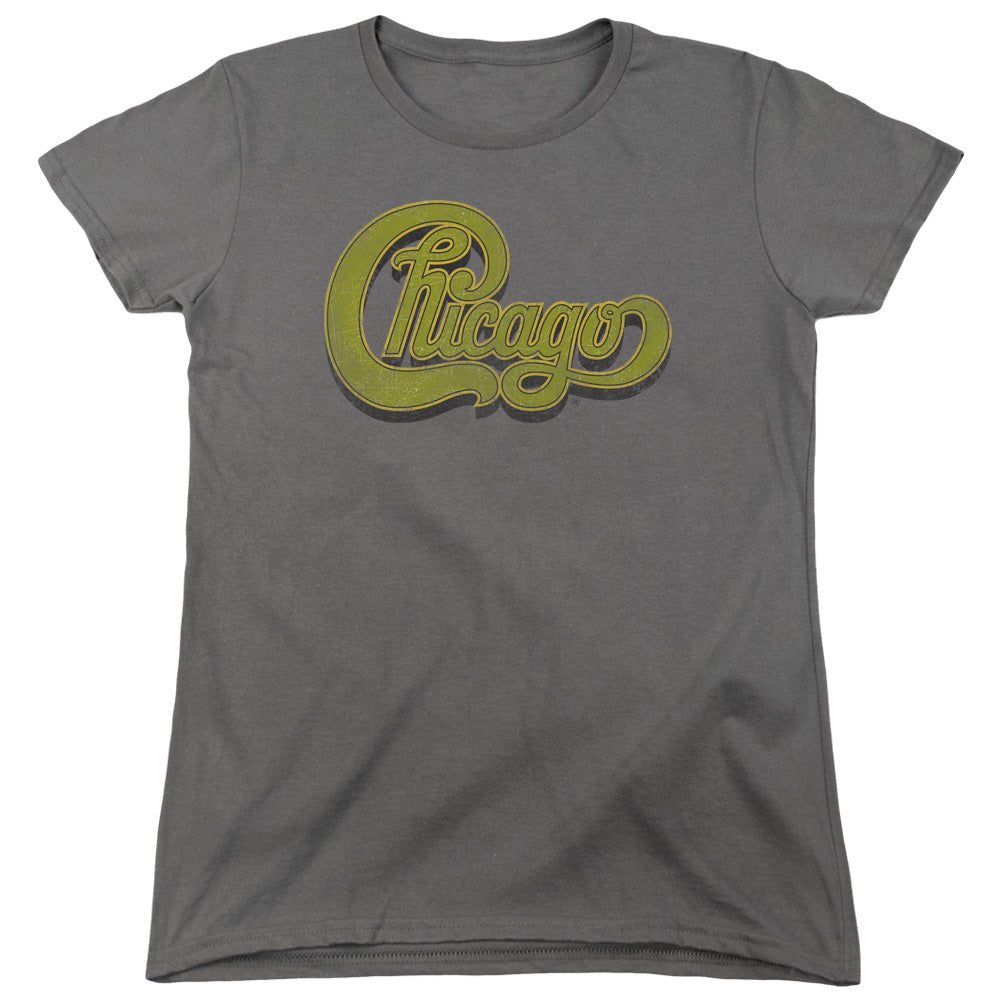 Chicago - Distressed Short Sleeve Women's Tee