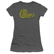 Load image into Gallery viewer, Chicago - Distressed Short Sleeve Junior Sheer
