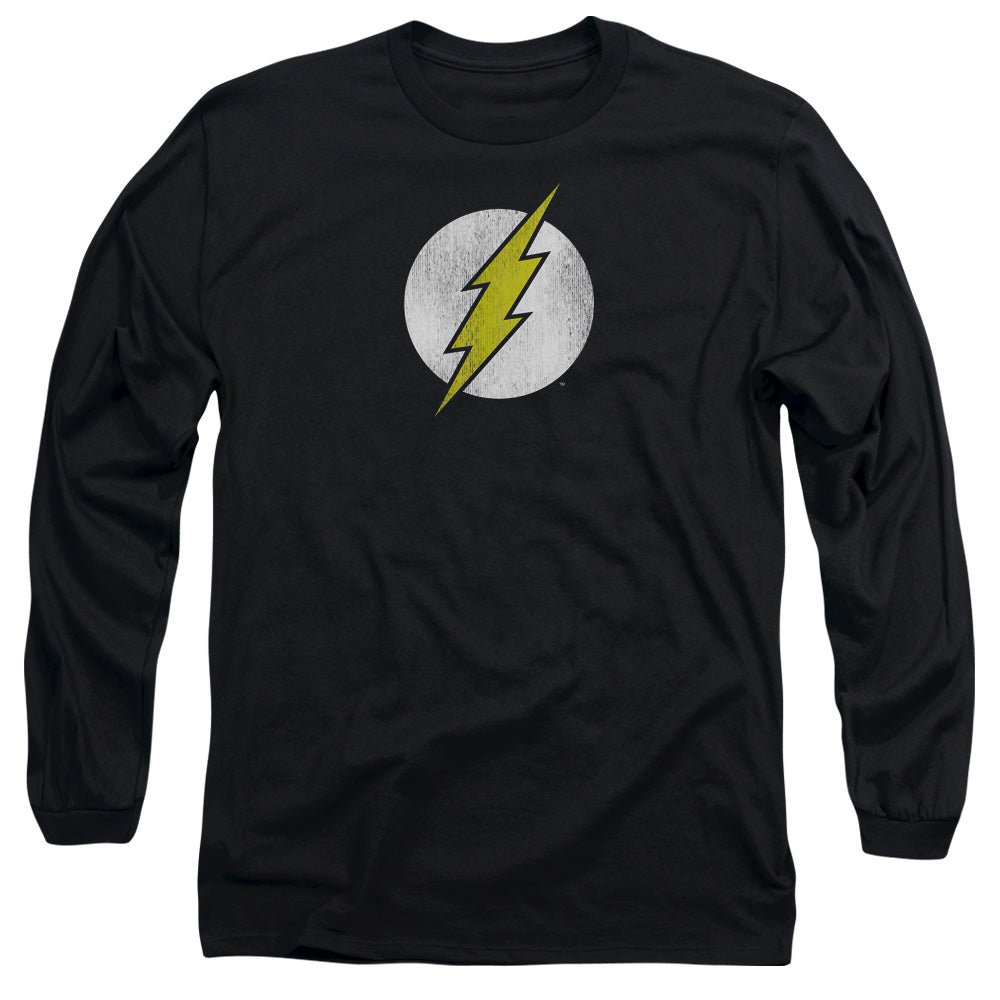 Dco - Flash Logo Distressed Long Sleeve Adult 18/1