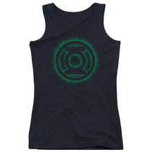 Load image into Gallery viewer, Green Lantern - Green Flame Logo Juniors Tank Top
